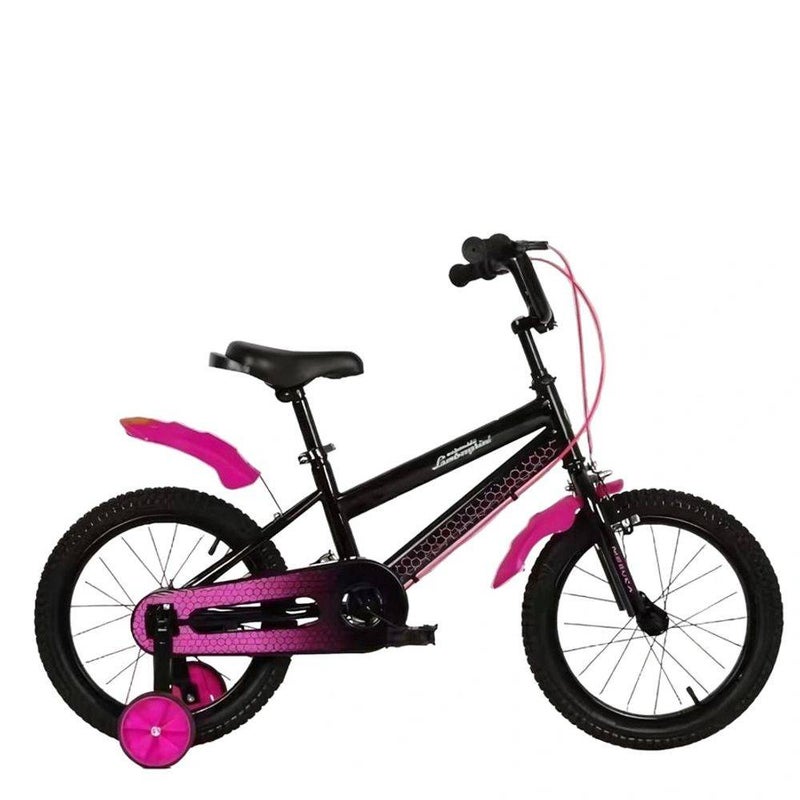 Lamborghini Adjustable Kids Bike (16 inch, Pink) - Image 2